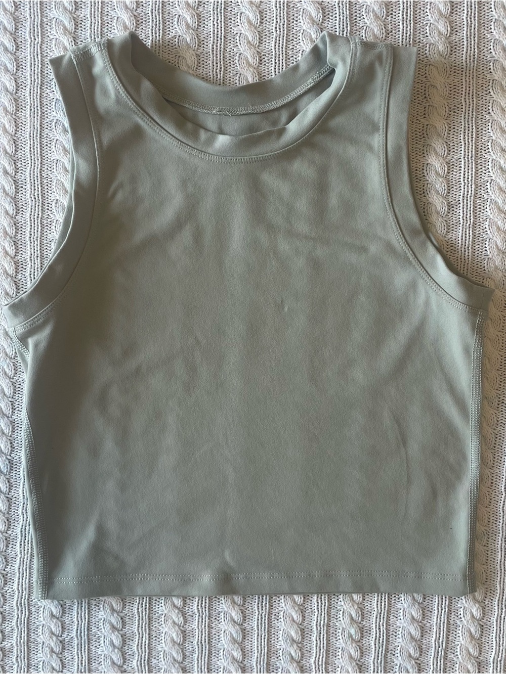 PARAGON Sage Green Sleeveless Tank xs